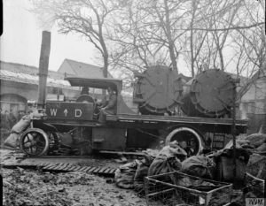 Foden disinfecting lorry at Corbie, 15th January, 1917