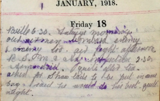 Trench raiding and intelligence gathering - January 18th, 1918