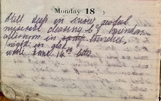Silbury to Minden - February 18th, 1918
