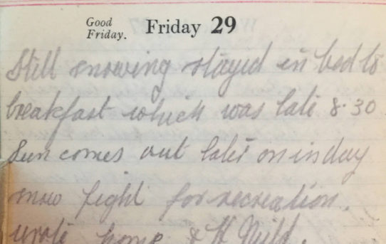 Good Friday - March 29th, 1918