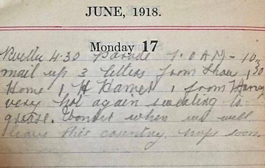Musings on Dojran - June 17th, 1918