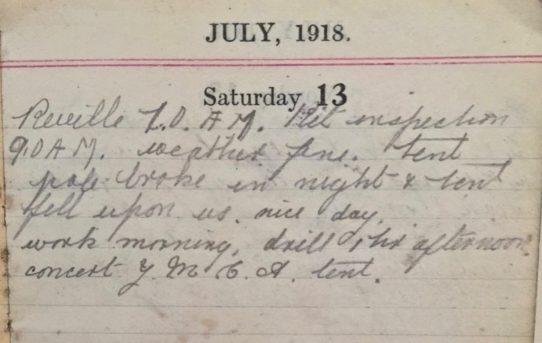 Bombardment Slits - July 13th, 1918